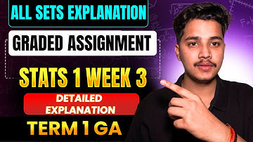 Statistics 1 Week 3 Graded Assignment Detailed Solutions | IIT Madras bs degree