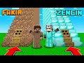 FAKİR GİZLİ MERDİVEN VS ZENGİN GİZLİ MERDİVEN 😱 - Minecraft