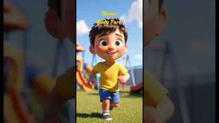 Body Parts for Kids | Learn Head, Eyes, Hands, Legs &amp; More | Fun Learning Video #kidslearning