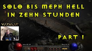 Solo Zauberin: Mephi Hölle nach 10h mit Lvl 70 - Part 1: Normal - D2R screenshot 5