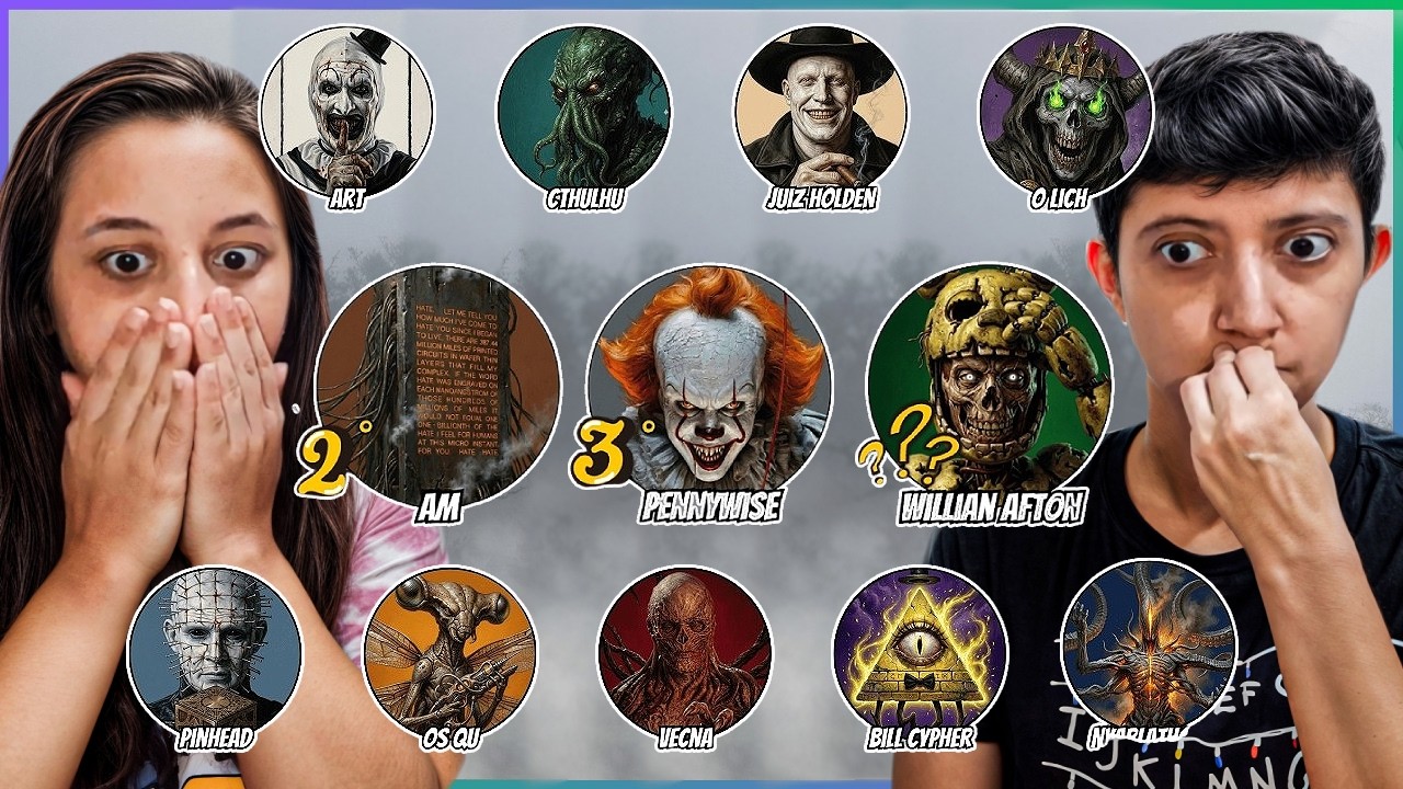 As PIORES Entidades do TERROR Rankeadas em 12 Níveis Explicado | EnderBits React