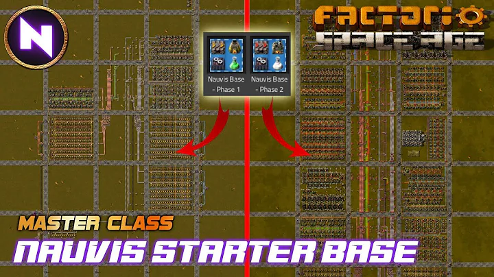 NAUVIS Starter Base Complete In SPACE AGE | Factorio Master Class/Tutorial