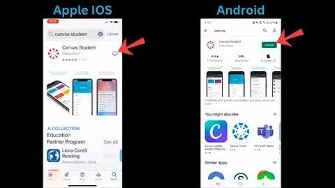 Sign in to Canvas App with QR Code for Mobile Devices Apple & Android