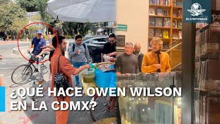 Owen Wilson se pasea en la Ciudad de México y sorprende a fans