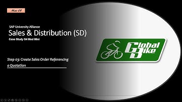 SAP Sales & Distribution | Step 03: Create Sales Order Referencing a Quotation | Mac OS