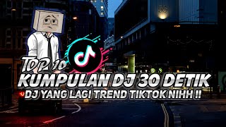 Kumpulan Sound DJ 30 Detik Viral Tiktok Cocok Buat JJ, Story Wa, Kata Kata, Cinematic