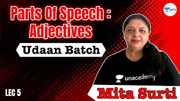 Adjectives | L 5 | Parts of Speech | Udaan Batch | GATE 2022 CSE | Mita Ma