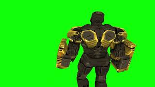 Green Screen Mark 5 Thumper Iron Man Tony Stark Chroma Key Animation 3D Effects Vfx 2020