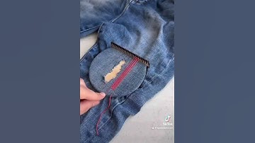 How to patch clothes with Darning Loom, Speedweve loom, Sewing, Repair Jeans, Clothing Repair
