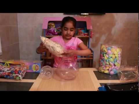 Riya's Reviews Sweet jar fill & sweet cart set up fun
