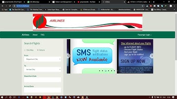 Airlines Reservation System Project in PHP and MySQL