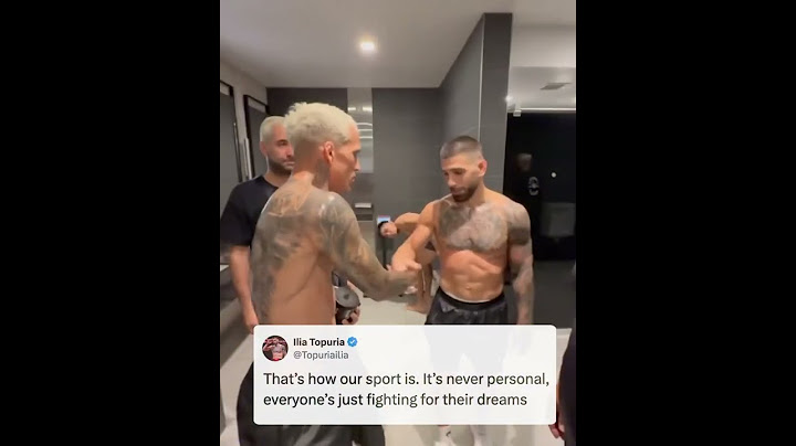Ilia Topuria says it’s ‘never personal’ with Charles Oliveira 🙌 (via @iliatopuria/IG)