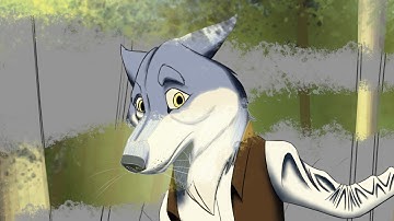 Is that a Wolf? - Big Bad Wolf Illustration - Timelapse