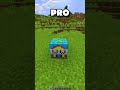 MINECRAFT NOOB VS PRO WOOL TNT! #minecraftshorts #tnt