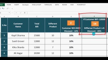 Excel Logical Functions  IF AND OR NESTED IF in Hindi By TeachToeach