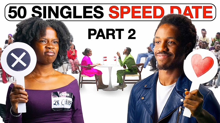(PART 2) 50 Singles Go Speed Dating