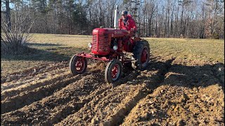 Farmall Super A  Has Officially Started The 2024 Garden Season !!