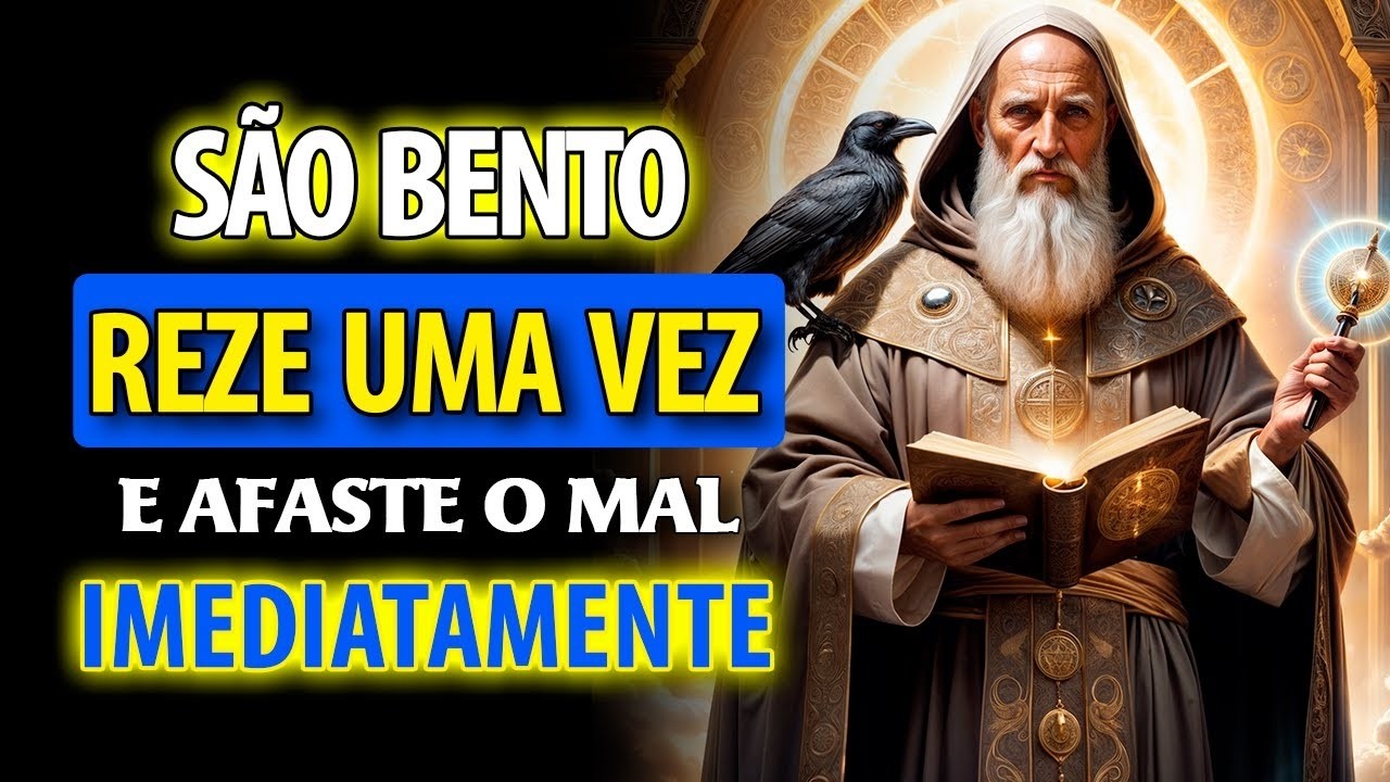 SÃO BENTO - ORAÇÃO CONTRA MALDIÇÕES, INIMIGOS E FEITIÇARIAS | DESBLOQUEIE SEUS CAMINHOS