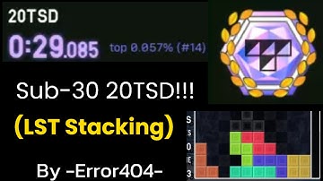(TETR.IO) 20TSD in 29.085 seconds