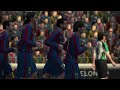 pes 2010 Barcelona Racing de Santander la liga 10 top player