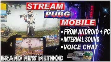 How to Stream PUBG Mobile and RECORD on PC with INTERNAL SOUND + VOICE CHAT | OBS || HINDI
