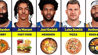 Знаменитые игроки НБА и их любимые блюда 🍕🥘🍗
