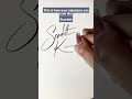 This is how your signature can look like, Scarlett #shorts