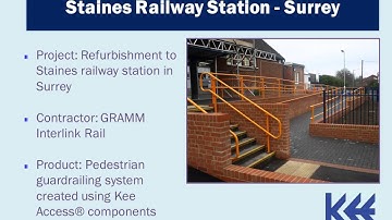Kee Systems safety barriers and handrails for the rail sector