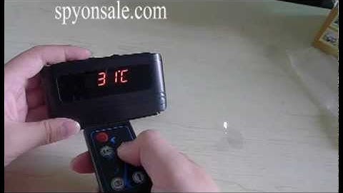 How To Use MINI Spy Clock Cameras DVR Hidden Camera Video Recorder Digital Camcorder Remote Control