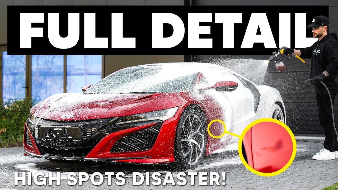 Honda NSX Full Detail - Worst Coating Install I've Ever Seen!