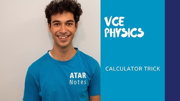 VCE Physics | Calculator Trick
