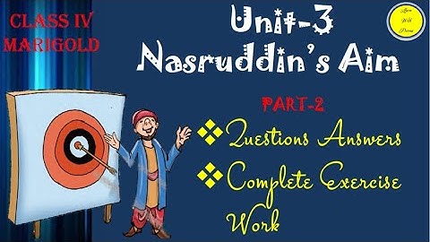 English, Class 4 |"Nasruddin