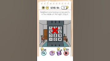 Brain Test Level 154 || Neighbors Are Having A Crazy Party In The Middel Of The Night, Stop It.