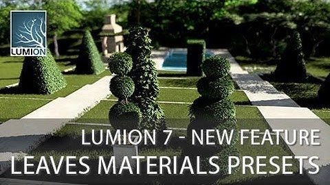 Lumion 7 Tutorial - Leaves Materials Presets