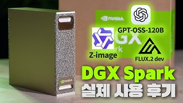 엔비디아 DGX Spark 직접 사용해봤습니다 (feat. GPT-OSS-120B, Flux.2 dev, Z-image)