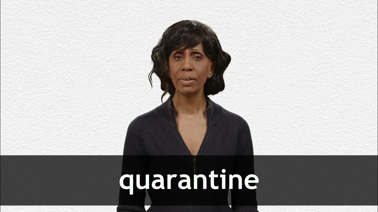 How to pronounce QUARANTINE in American English YouTube