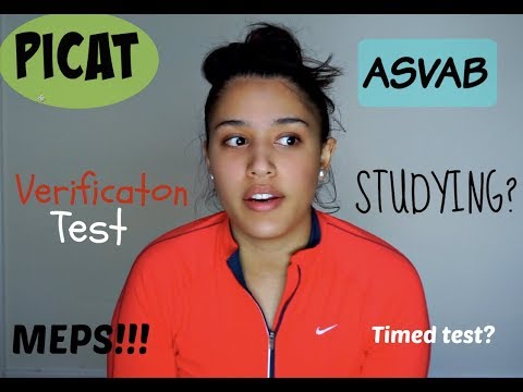 2018 PiCat | Asvab | Verification Test | My Experience