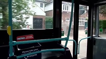 Enviro200 ExFirst DML44166 & Metroline DE1896, Red Eagle YX60BZO Journey on Service 319 *Short Video