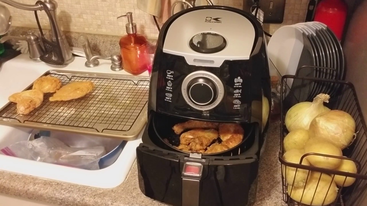 Chicken & Brussels Sprouts ( KALORIK AIR FRYER part 2 of 2 ) YouTube