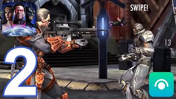 Injustice: Gods Among Us - Gameplay Walkthrough Part 2 - Battle 4-5 (iOS, Android)