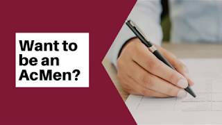 Academic Mentor (AcMen) Overview