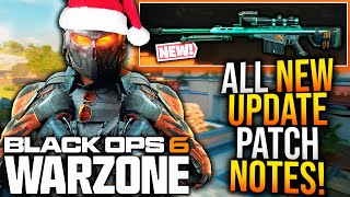 Famous WARZONE: Full NEW UPDATE PATCH NOTES! WEAPON UPDATE, Big AUDIO FIXES, & New EVENT! (BO6 New Update) Wealth