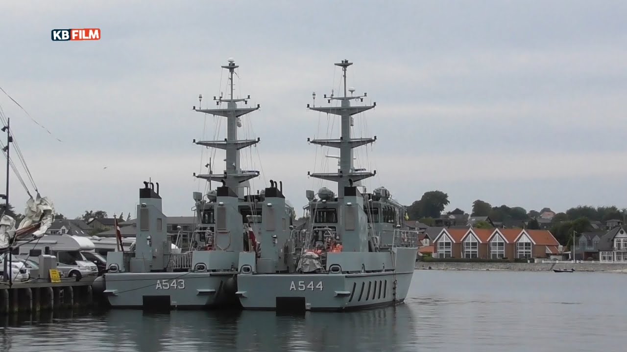 A544 Alholm og A543 Ertholm på besøg i Sønderborg 2022