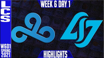 C9 vs CLG Highlights | LCS Spring 2021 W6D1 | Cloud9 vs Counter Logic Gaming