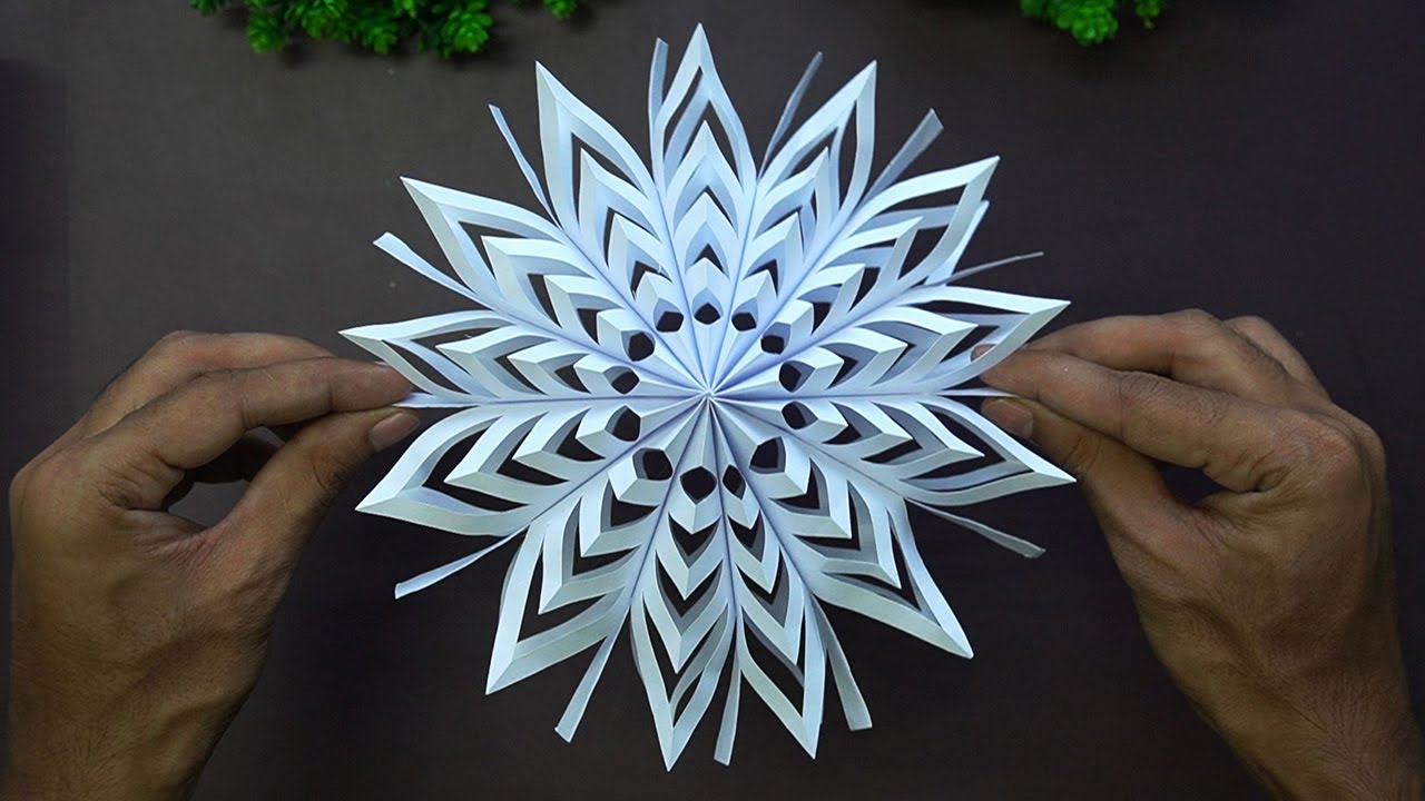 Paper Snowflake Decorations - Host The Toast