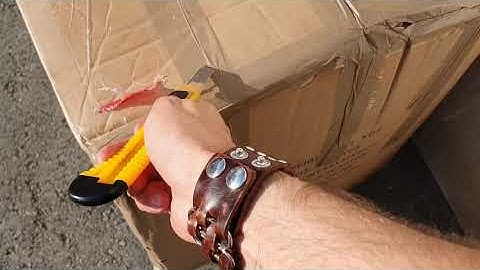 Tektronix 545 Unboxing 🎁 Packed up fine?? 🔨🔨🔨