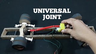 Cara membuat sambungan gardan / universal joint miniatur truk kardus | part 8 | Mobil remot