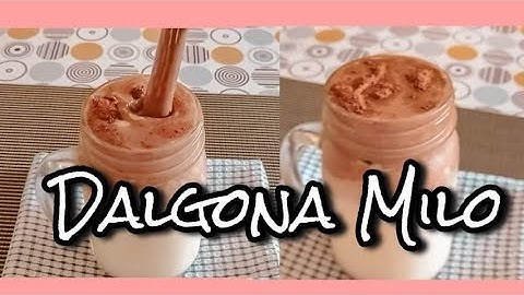 HOW TO MAKE DALGONA MILO