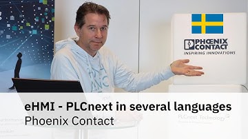 Nisses skola: eHMI PLCnext med visualisering på flera språk