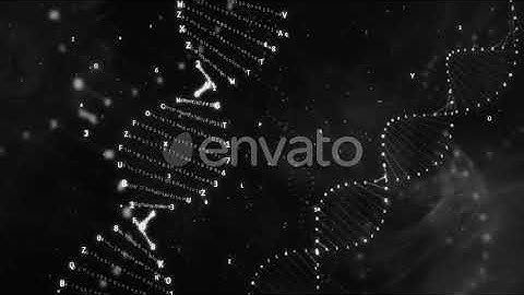 DNA Rotation From Hexadecimal Code | Motion Graphics - Envato elements